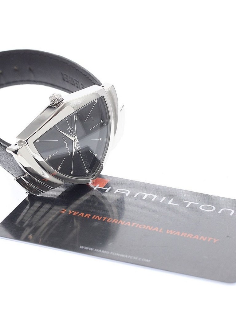 Hamilton Ventura H244112 Black Dial Quartz Men's Watch_935826 — image 7 of 8